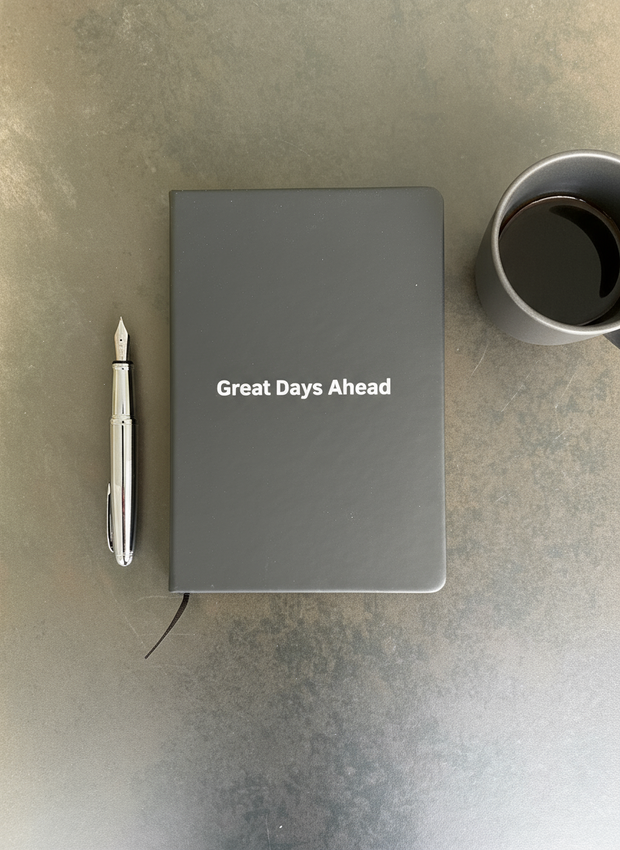 VERY IMPORTANT DOODLES: Luxury Faux Leather Notepad / Journal