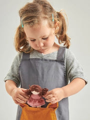 Breathable linen apron