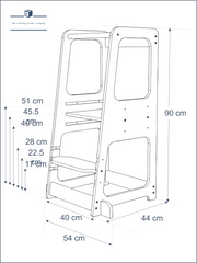 The Original - Height Adjustable Learning Tower (GOOD HOME SCHEME)