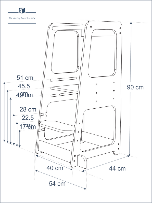 The Original - Height Adjustable Learning Tower (GOOD HOME SCHEME)