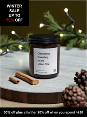 Christmas Lyrics Candle in Glass Jar