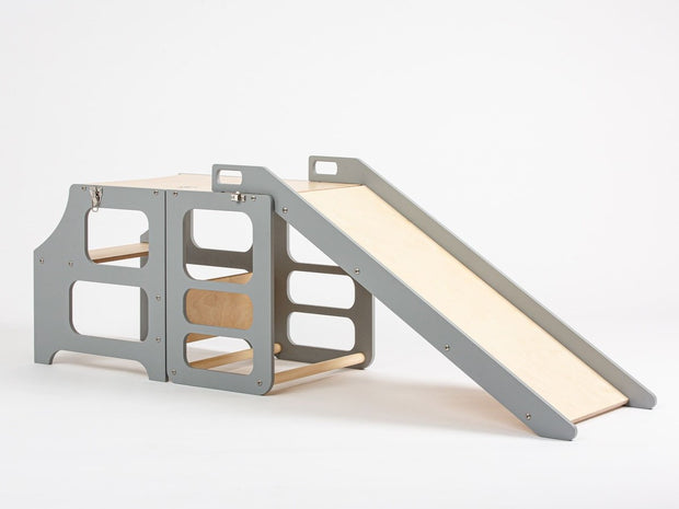 Classic convertible tower slide in birch plywood