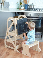 Adjustable Beloved Board with high chair and tray