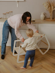 Flexible learning tower for kids' mealtime fun