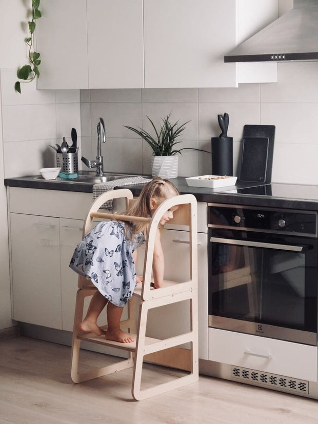 Beloved Board converts from tower to table and chair