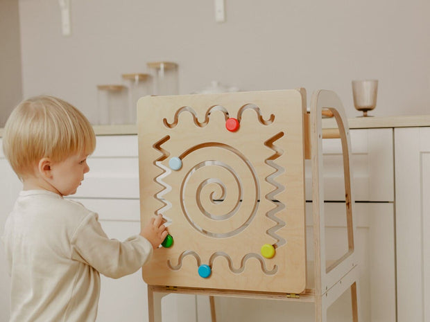 Educational Coordination Wall clips to Learning Tower