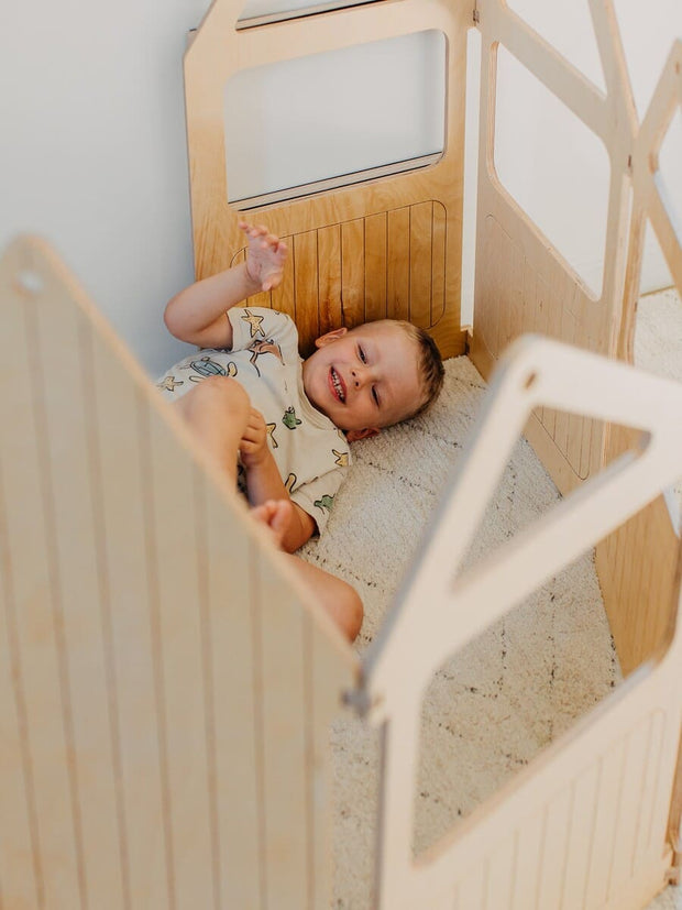 Functional den for active toddlers.