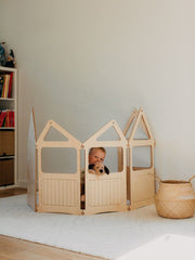 Multi-purpose foldaway den for homes.