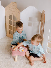 Indoor play den for children.