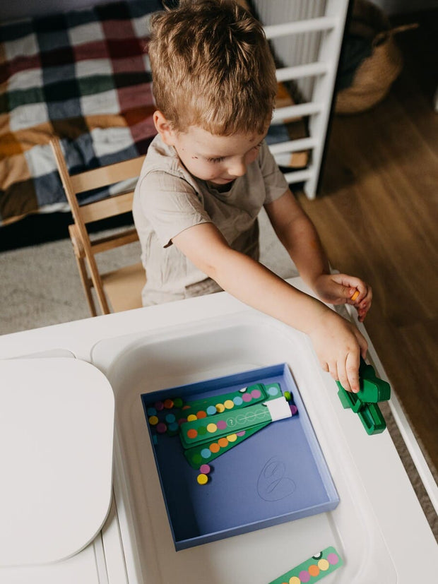 Multi-purpose sensory table for kids.