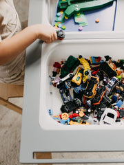 Compact sensory table for spaces.