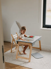 Creative sensory play table design.