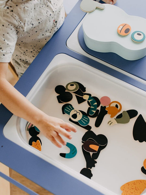 Functional sensory table for toddlers.