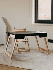 Compact and functional sensory table.