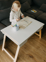 Functional sensory table for learning.