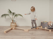 Kids' balance beam with premium minimalist design