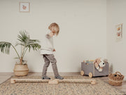 Children's minimalist balance beam for exercise