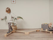 Durable children's balance beam with sleek design