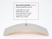 Kids' balance board with durable minimalist design