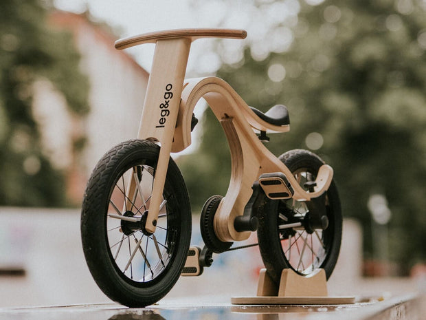 Pedal bike add-on for minimalist 3 in 1 balance bike