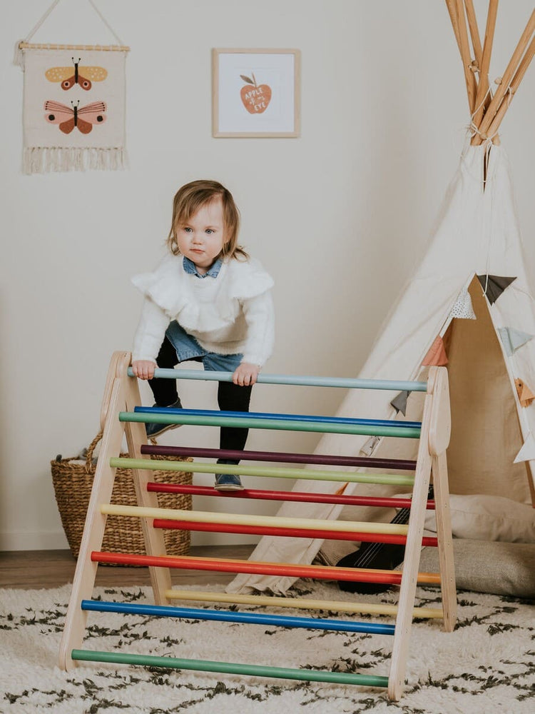 Roller Slide for Toddlers - Indoor Jungle Gym Equipment - Great Slide for Kids shops - You can add it to Pikler Triangle or Swedish Ladder