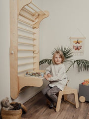 Kids' play table and chair with minimalist design