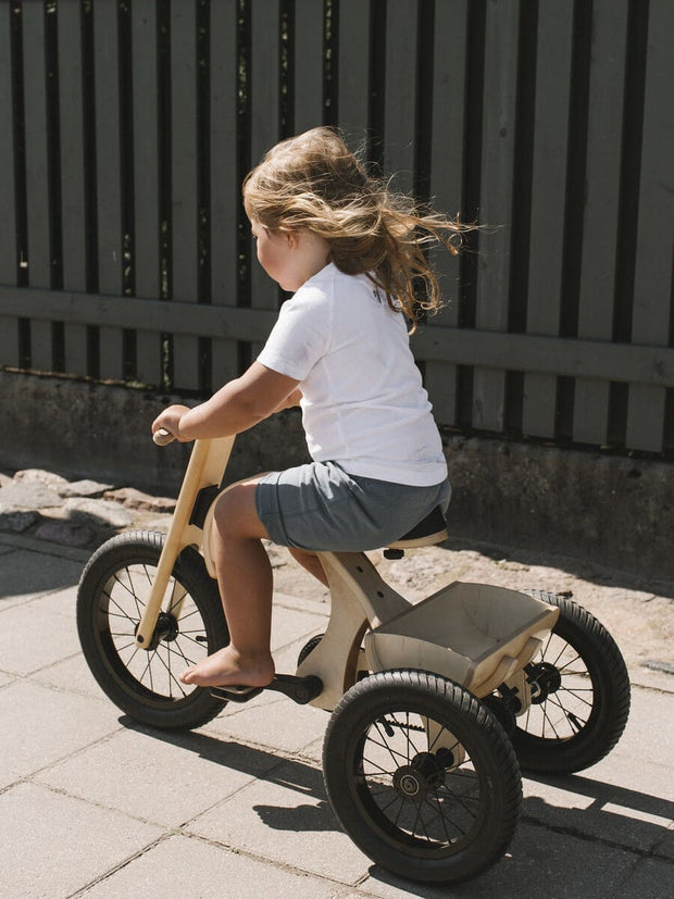 Minimalist tricycle add-on for 3 in 1 balance bike