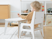 The Pure child-sized chair with armrests