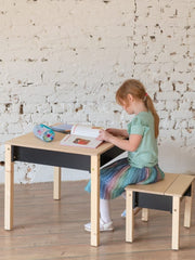 Children's Tidy table set for homework