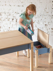 Children's Tidy homework table and chair