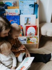 Montessori-style Tinker bookshelf for children