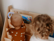 Children's Montessori bookshelf for organized spaces