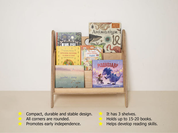 Eco-friendly Ultra Montessori bookshelf