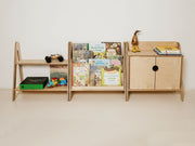 Wooden Ultra Montessori bookshelf for children