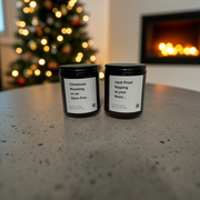 Christmas Lyrics Candle in Glass Jar