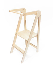 Montessori tower that folds flat for convenience