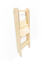 Toddler tower that supports safe and independent play