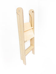 Helper stool for toddlers with a minimalist design