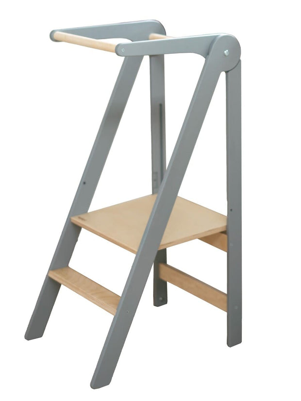 Foldable Montessori platform for toddler learning