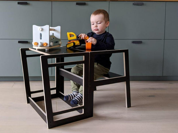 The Skyscraper Convertible learning tower kitchen helper toddler step stool