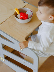 The Play Tower Stripes Learning Tower Kitchen Helper Toddler Step