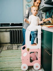 The Wheely Fun Tower convertible learning tower kitchen helper toddler step stool